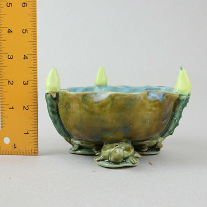 Unique Pottery Candy Dish Turtle (odd, weird) Kitch