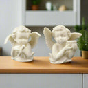 Set of 2 Ardalt Verithin White Angels Musical Instruments