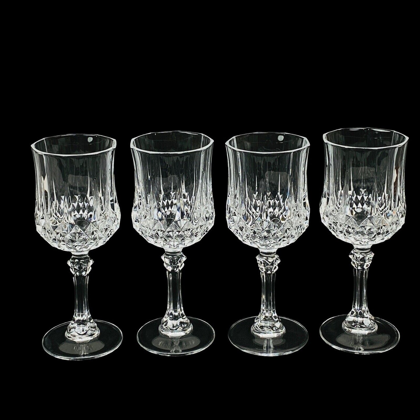 Set of 4 Cristal D'Arques-Durand Longchamp  Sherry Glass 1350770 2 1/2 oz