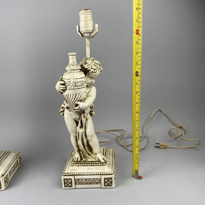 Vintage 1958 Quartite Creative Corporation Lamp Set 16" Tall