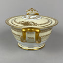 Noritake Cherita Covered Sugar Bowl Hand Painted Gold Accent Japan 7281