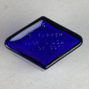 Parker Cobalt Blue Glass Inkwell (no lid) USA - Replacement