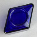 Parker Cobalt Blue Glass Inkwell (no lid) USA - Replacement