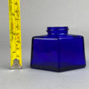 Parker Cobalt Blue Glass Inkwell (no lid) USA - Replacement