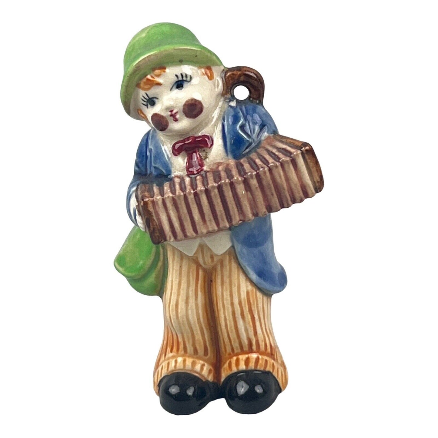 Vintage Occupied Japan Hand Painted Porcelain Pierrot Clown  Figurine 5"