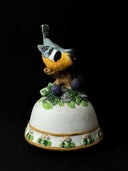 Vintage World Bazars Bird Music Box (Rotates) 6" Tall