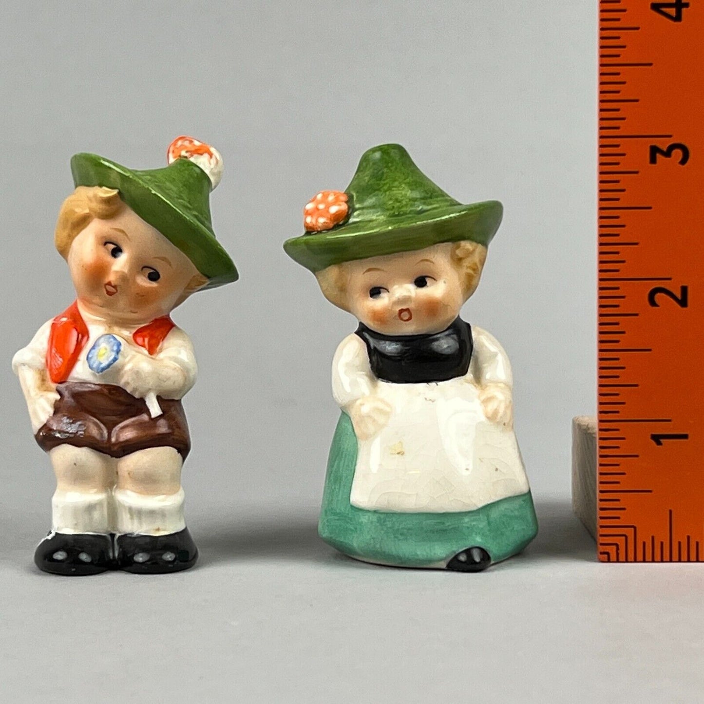 Goebel W. Germany Girl and Boy Salt & Pepper Shakers