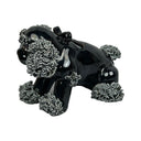 Poodle Vintage Spaghetti Black Poodle Figurine (Japan)