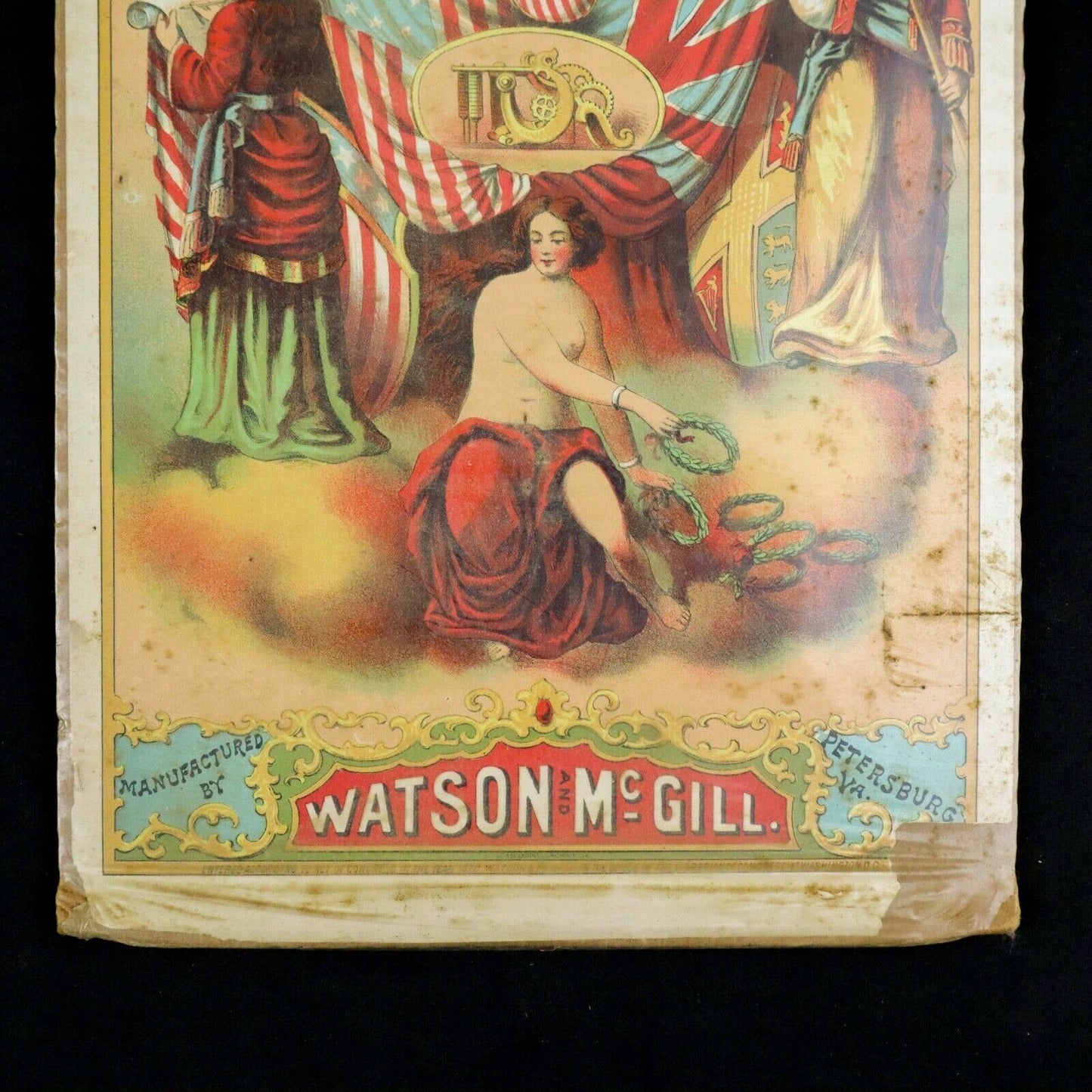 The International Caddy Crate Label || Watson & McGill, Petersburg, Virginia