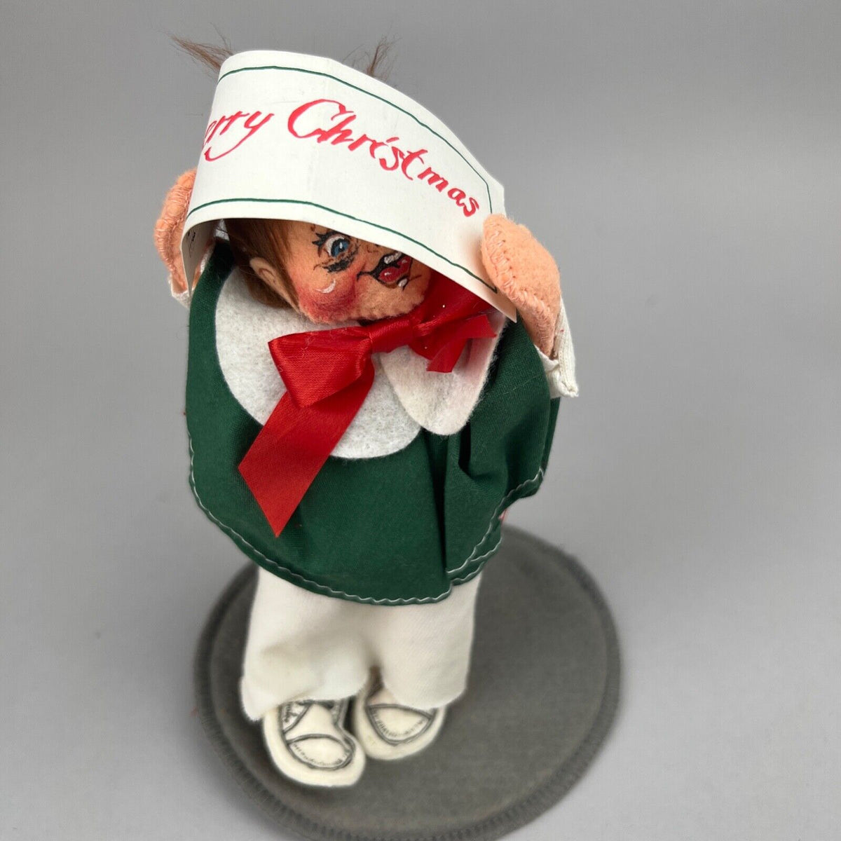 Annalee Doll Kid Caroler One, Christmas, 8" tall