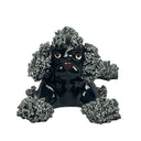 Poodle Vintage Spaghetti Black Poodle Figurine 2.5" Tall x 4.5" (Japan)