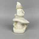 Unique Belleek Irish Porcelain Figurine Depicting an Elf on Mushrooms 5.25" Tall