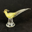 Handmade Glass Pheasant Bird 5" Tall