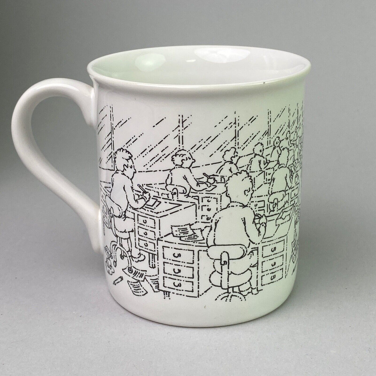 Hallmark Mug Mates 'Relax, There's a Woman on the Job Mug 1986 (Funny, Woman)