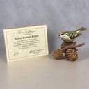 Lenox Golden Crowned Kinglet Bird Fine Porcelain Bird Sculpture with COA 1991