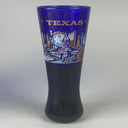 Cobalt Blue Texas Shot Glass (Skyline)