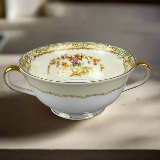 Vintage c.1933 Noritake Marked Sugar Bowl from Japan