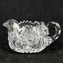 Vintage EAPG Cut Crystal Glass Creamer and Sugar (Please read)