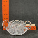 Vintage EAPG Cut Crystal Glass Creamer and Sugar (Please read)