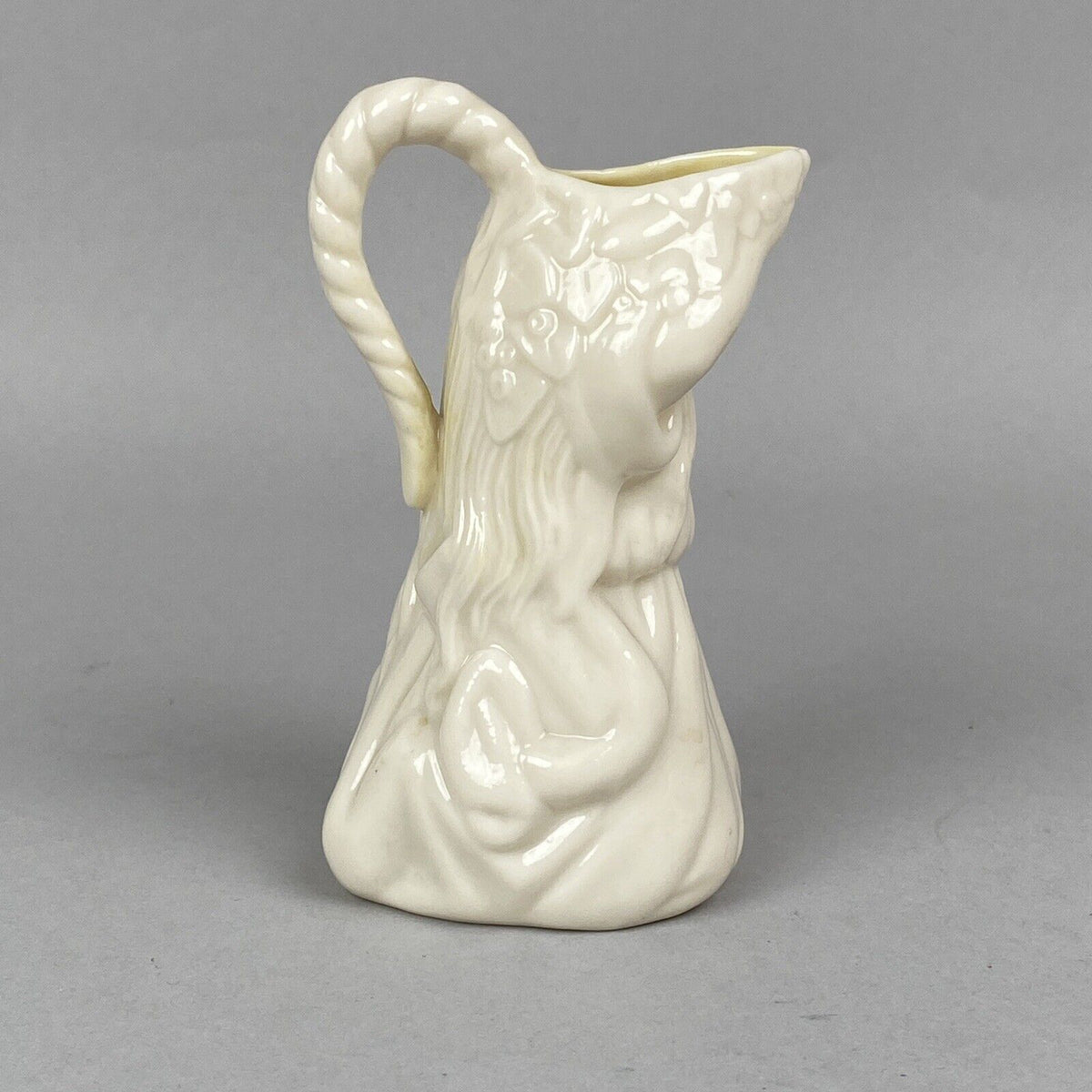 Belleek Irish Porcelain Creamer Kneeling Girl (Small Pitcher)