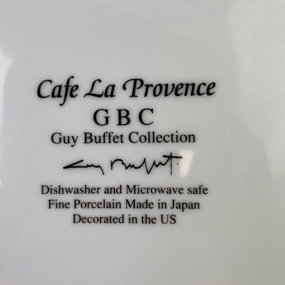 Guy Buffet 'Cafe La Provence' Dinner Plate 10 7/8"