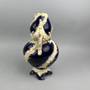 Springer & Co. Elbogen Circa 1890s - Cobalt Blue Pitcher w/ Gold Spiral Design