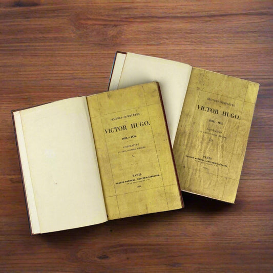 Oeuvres Completes  de Victor Hugo 1819-1834,  published in Paris in 1834