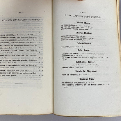 Oeuvres Completes  de Victor Hugo 1819-1834,  published in Paris in 1834