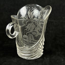 Frosty Dawn by HEISEY Creamer 4" tall Clear Glass