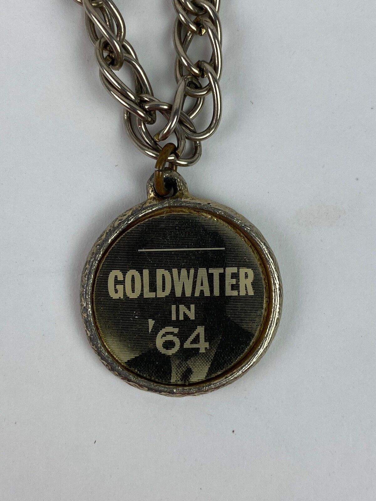 Vintage Political 1" Diameter on 6" Bracelet (Goldwater in 1964)