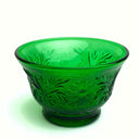 Tiara Emerald Green Glass Cup/Bowl (Orange Juice, Snack Custard)