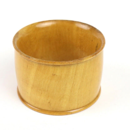 Antique Mauchline Napkin Ring 'Tweed' Abbotsford(2" diameter, 1.5" Width)