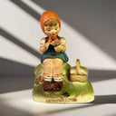 ERICH STAUFFER Picnic Time Vintage Girl Figurine Japan Arnat 1953-70