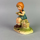 ERICH STAUFFER Picnic Time Vintage Girl Figurine Japan Arnat 1953-70