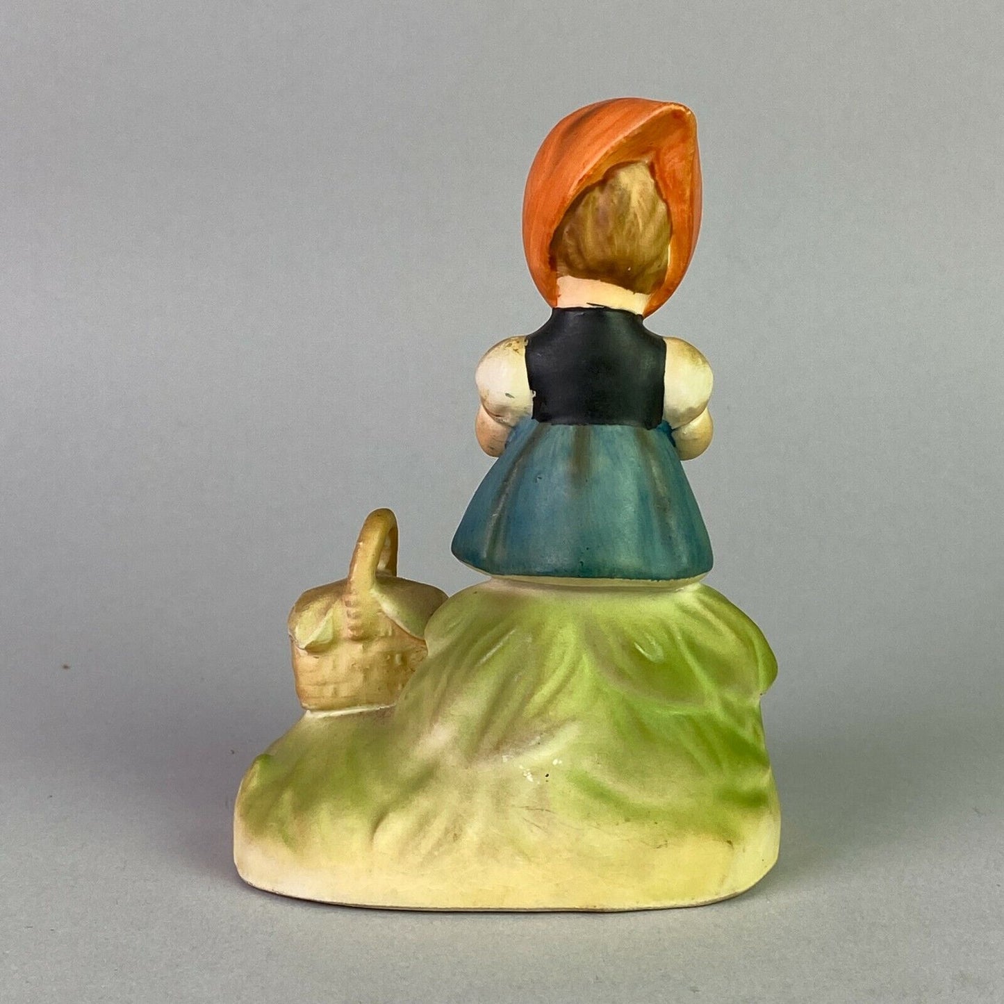 ERICH STAUFFER Picnic Time Vintage Girl Figurine Japan Arnat 1953-70