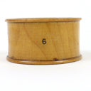 Antique Mauchline Napkin Ring 'Kinnoul Cliff' Abbotsford (2" diameter, 1" Width)