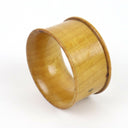 Antique Mauchline Napkin Ring 'Kinnoul Cliff' Abbotsford (2" diameter, 1" Width)