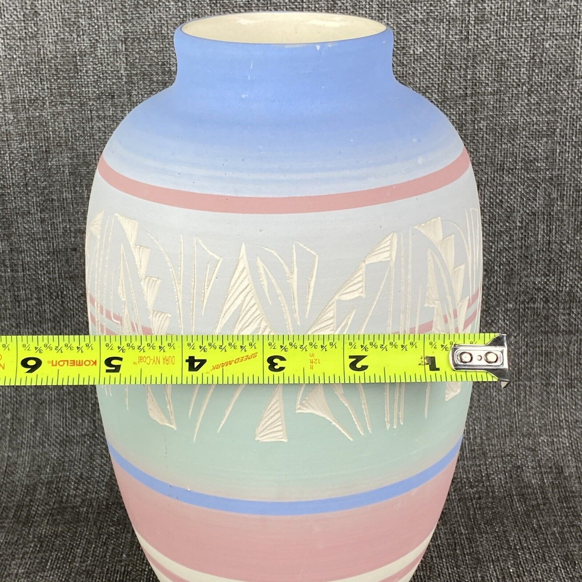 Mesa Verde Pottery Pot Signed Jay Nay 1970 Vase 9.5" Vintage