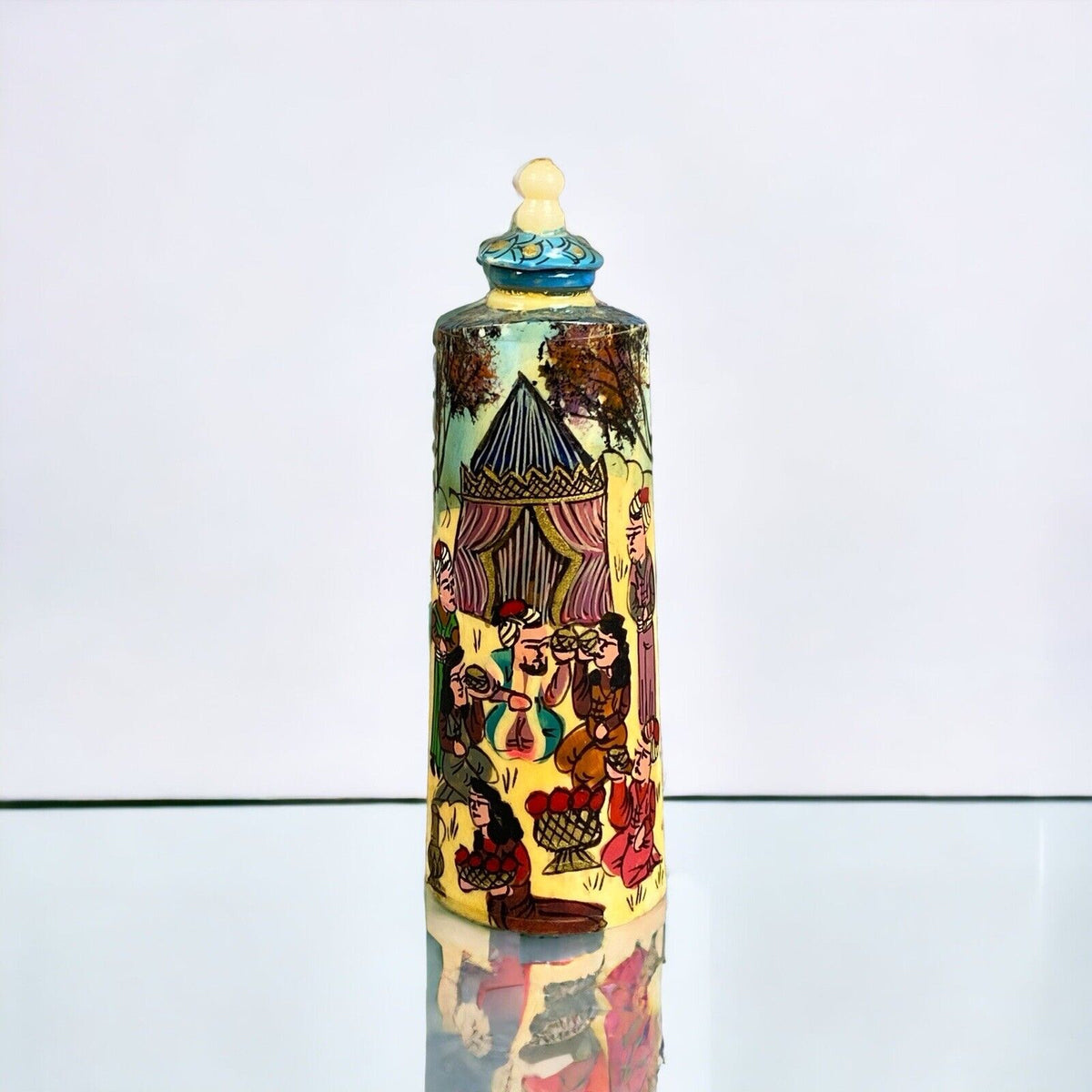 VINTAGE Persian Fragrance Bottle 4 1/4" Tall