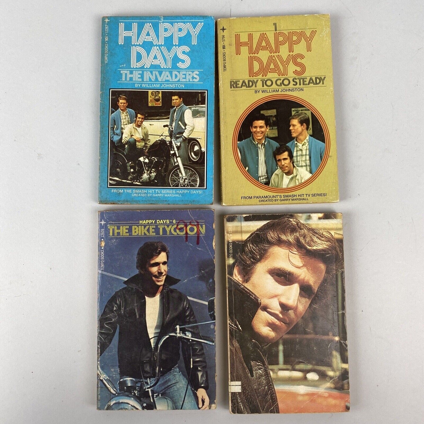 HAPPY DAYS 4 Fonzie Fonzie Superstar Paperback Tempo Books 1976 William Johnston