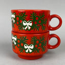 Waechtersbach GERMAN Christmas, 7 Mugs, Saucer, Creamer & Sugar Bowl