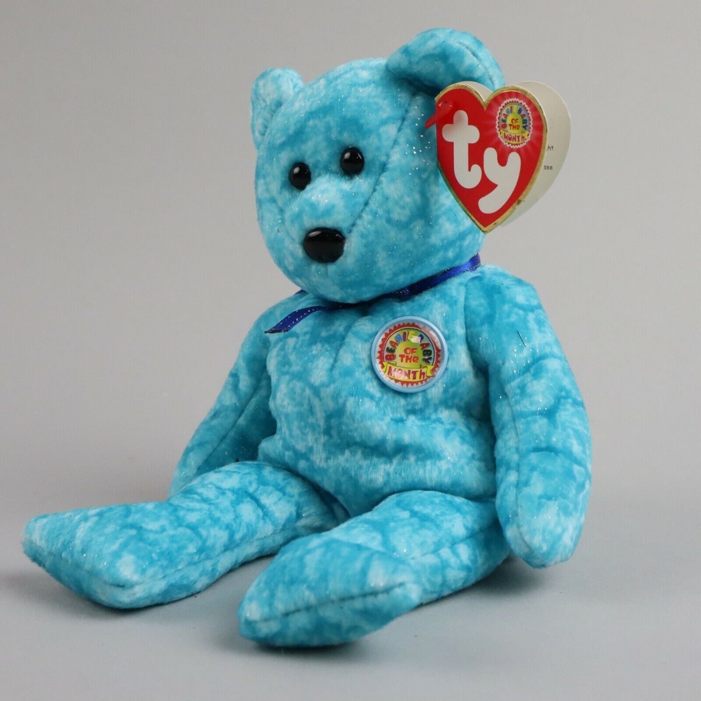 Sparkles Bear, TY Beanie Baby Original 2003 Plush Stuffed Animal