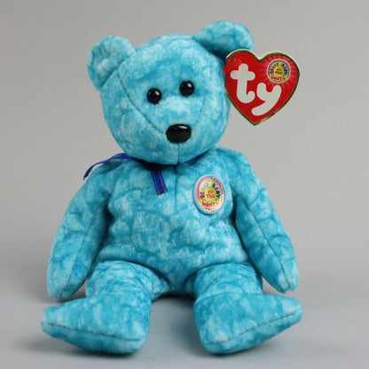 Sparkles Bear, TY Beanie Baby Original 2003 Plush Stuffed Animal