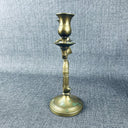 Pair of Solid Brass  Candle Holders - Old Man with Beard