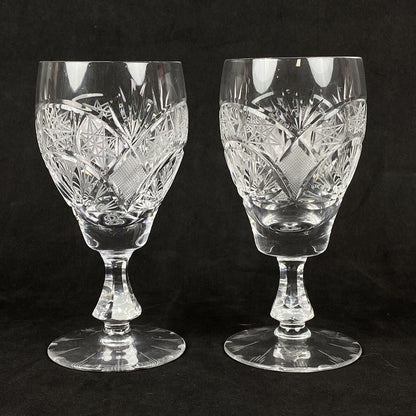 2 Zwiesel Echt Bleikristall Crystal German Glasses