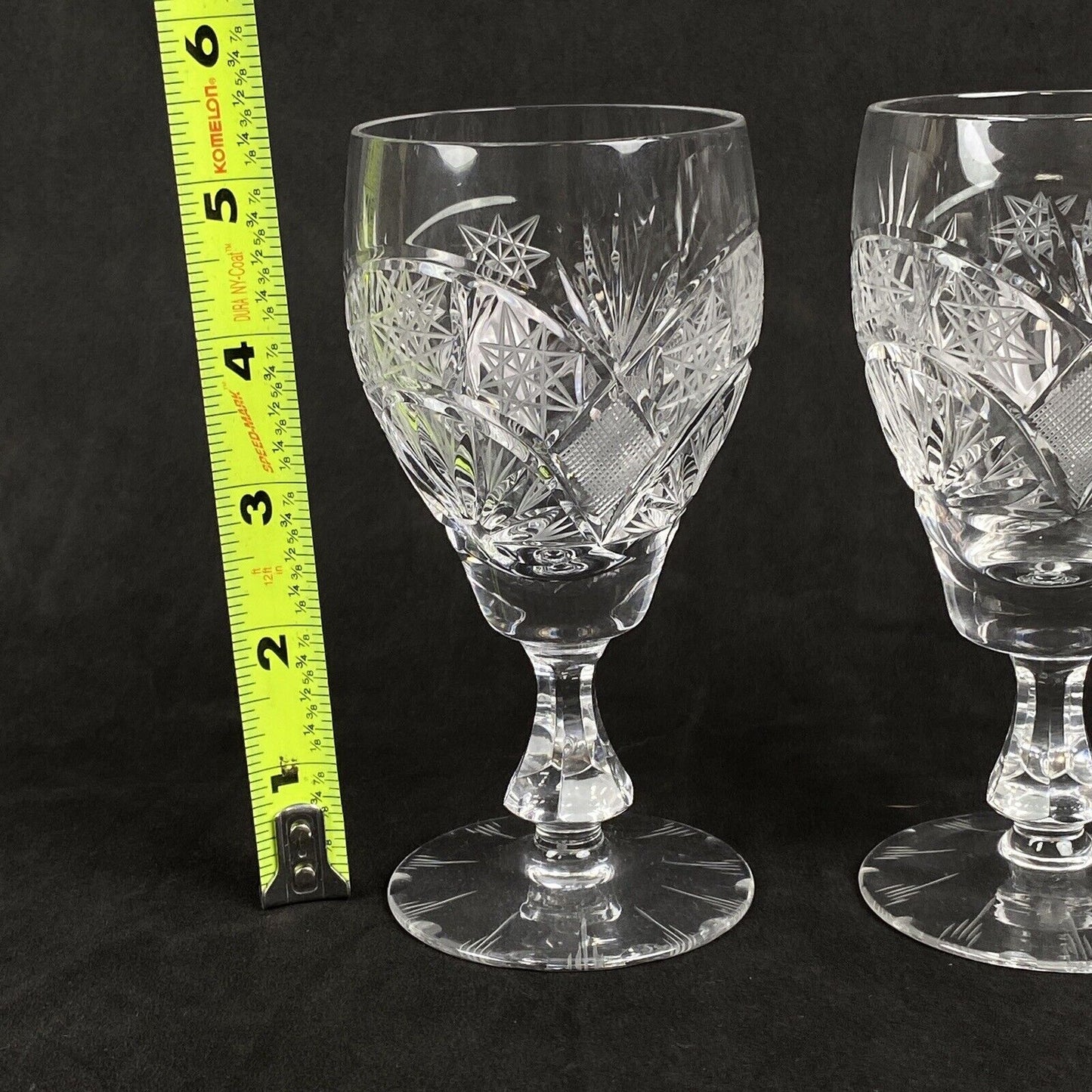 2 Zwiesel Echt Bleikristall Crystal German Glasses