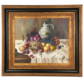 Original Oil painting signed: Ingrid Alvarez, 35"x 31" beautiful vibrant colors