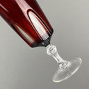 Set of 6 Luminarc France Wine Champagne Glasses Ruby to Clear