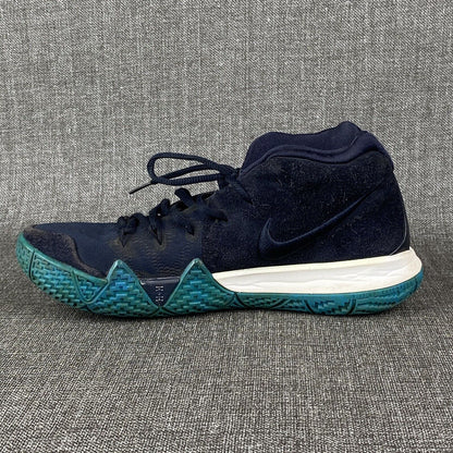 Nike Mens Kyrie 4 Obsidian Basketball Shoes Blue 943806-401 Mid Top Size 8