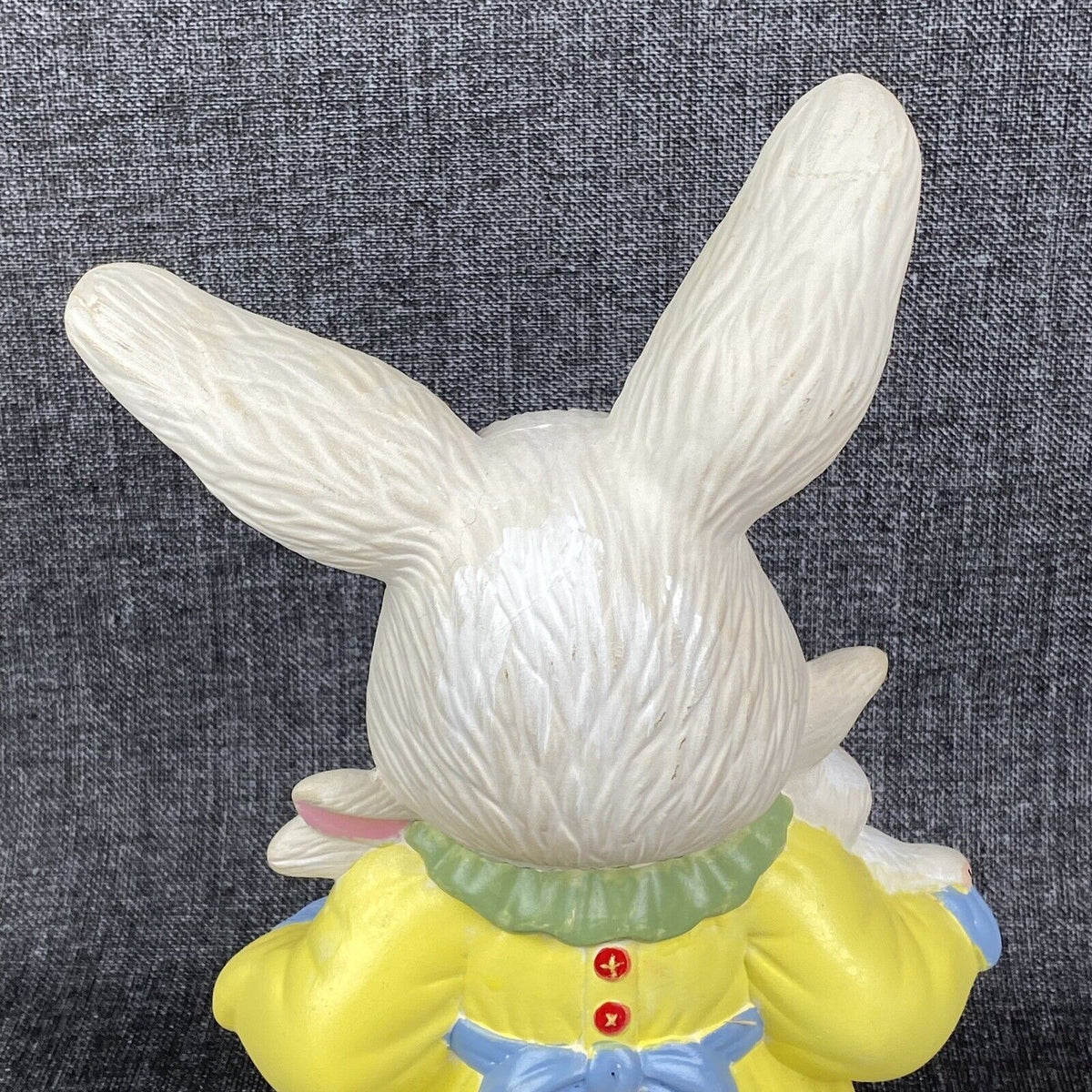 Vintage Bunny Rabbit Figurine 12" Tall Hand Painted